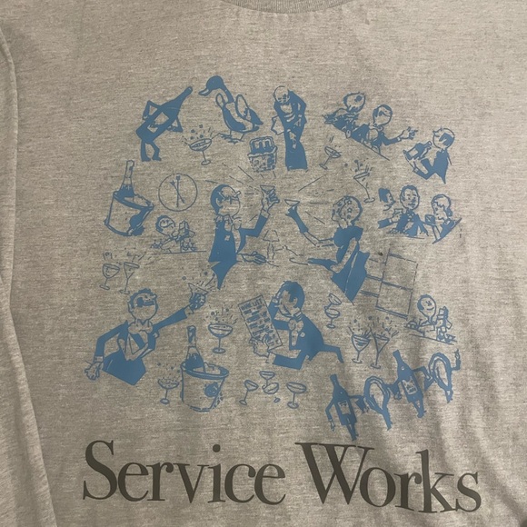 Service Works L/S Graphic T-shirt! **LIKE NEW!! - Picture 2 of 4